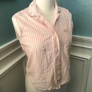 1950s vintage button up blouse